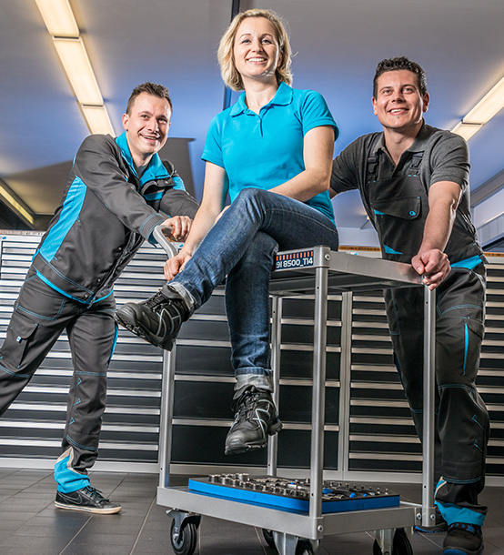 Mechaniker in der Werkstatt