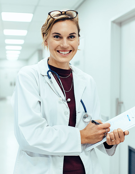 Ärztin im Krankenhaus